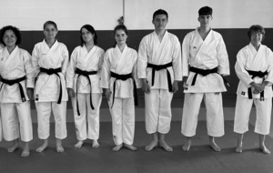 Belle fin de saison pour le club avec 100% de réussite aux passages de grades CN. Bravo à tous pour ces excellents résultats, nous sommes fiers de nos padawans 😀

5e Dan Jerry CHAMBI

2e Dan Coralie LEBON

1er Dan Christine GAZEL - Lyse LALOYER - Céline MADESCLAIRE - Dinis MOREIRA DA CUNHA - Emy NOBRE - Chiara TZIOUMARIS - Enzo PERESSINI

