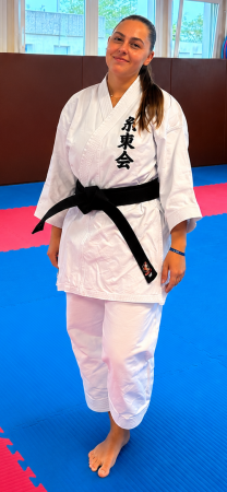 MARINE REMOISSENET CEINTURE NOIRE 1ER DAN