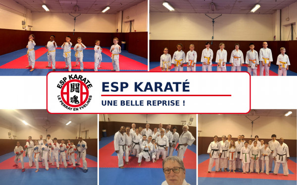 UNE BELLE REPRISE POUR LE KARATE